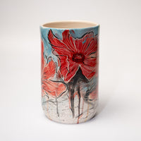Red Flower Pot