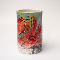 Red Flower Pot