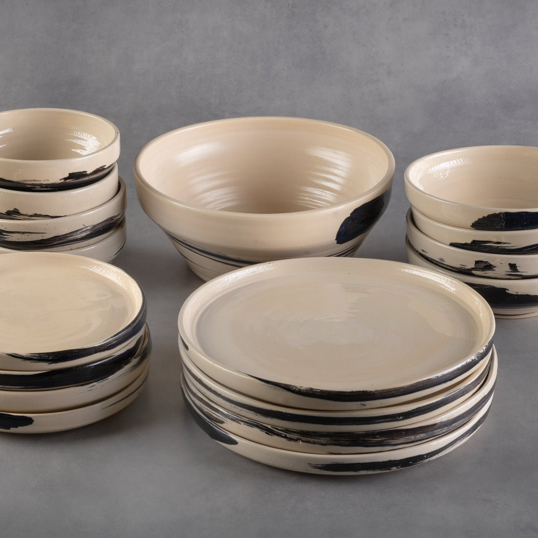 Painted tableware set #3