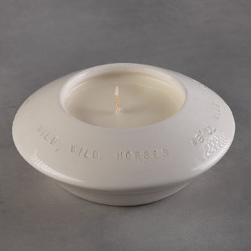 Candles with Sculptured Lyrics