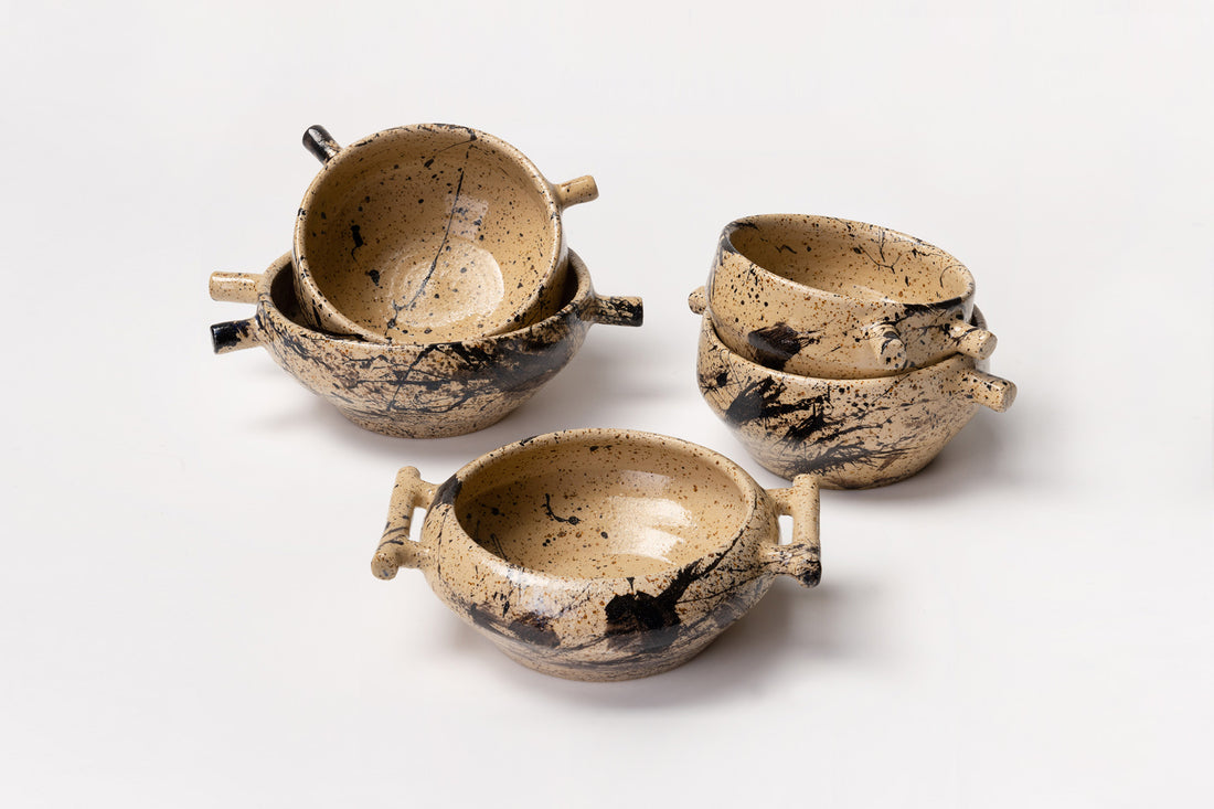 Painted tableware set #1